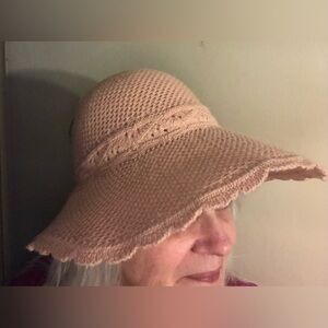 Elegant Pink Sun Hat